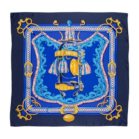 Hermes Bride De Cour Silk Scarf - Picture 1 of 8